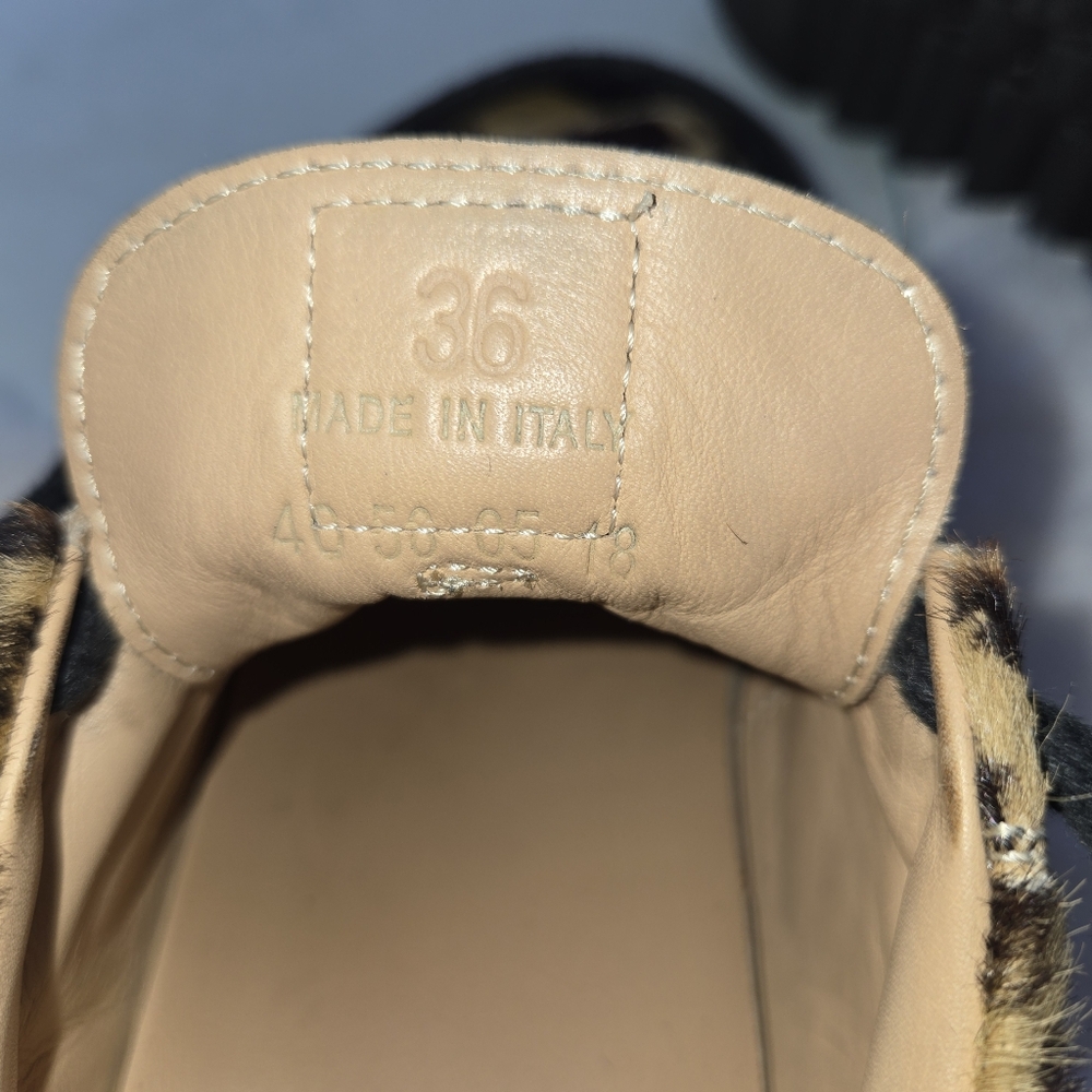 Greats x Nick Wooster Italian Leather Leopard Print Women's Sneakers sz EU 36 - Picture 8 of 8